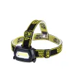 Stirnlampe MASTERTOOL verstellbar, 3 Funktionen, 3W COB LED, 120 lm/7000K, 10 m, 3xAAA, ABS 94-0810