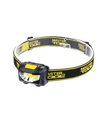 Stirnlampe MASTERTOOL 3 Funktionen, 1W COB LED, 90 lm/7000K, 10 m, 3xAAA, ABS 94-0811