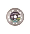 Diamant-Trennscheibe WERTVOLL UNIVERSAL CERAMICS für Keramik 125*1 mm 0,24 Höhe Segment 8 mm Adapter 22,2 - 20 mm 12250 U/min