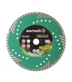 Diamant-Trennscheibe WERTVOLL TURBO 230*3 mm 0,24, Segmenthöhe 8 mm, Adapter 22,2-20 mm 6650 U/min DM-2230