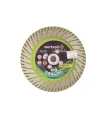 Diamant-Trennscheibe WERTVOLL TURBO CUT&POLISH 125*28 mm 0,24 Segmenthöhe 8/24 mm Ø22,2 M14 12250 U/min DM-3125