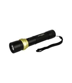 Baterka nabíjateľná WERTVOLL 3 funkcie, 5W LED 240 LumI/7000K, 150 m, IP44, power bank, USB, Li-ion2000 mAh, AL RX-8004
