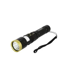 Baterka nabíjateľná WERTVOLL 8 funkcií, 5W LED/0, 5W WHITE/RED/BLUE, 300 Lum/7000K, 200 m, IP44, USB, Li-ion 2000 mAh, AL RX-800