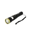 Akku-Taschenlampe WERTVOLL 8 Funktionen, 5W LED/0,5W WHITE/RED/BLUE, 300 lm/7000K, 200 m, IP44, USB, Li-ion 2000 mAh, AL RX-800