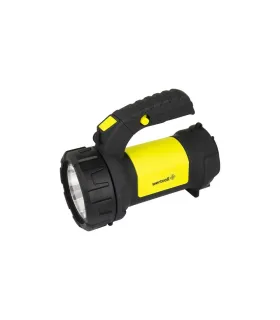 Aufladbare WERTVOLL 2-in-1 Taschenlampe mit drehbarer 360° Handhabe, 4 Funktionen, 3W CREE LED/3W COB LED, 200 Lumen/7000K, 150 