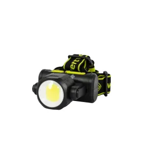 Lampa čelová WERTVOLL akumulátorová 4 funkcie Double-sided 3W CREE LED/3W COB LED 150 Lum/8000K, 60 m, IP44, USB, Li-ion 1200 mA