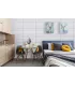 Pvc obkladový umývateľný panel 3d P0001 48.5 x 96 cm