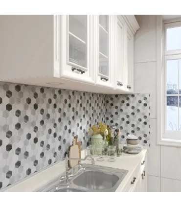 Pvc obkladový umývateľný panel 3d P0001 48.5 x 96 cm