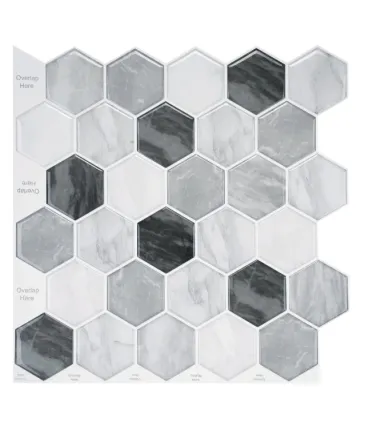 Pvc obkladový umývateľný panel 3d P0001 48.5 x 96 cm
