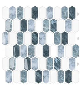 Pvc obkladový umývateľný panel 3d P0001 48.5 x 96 cm