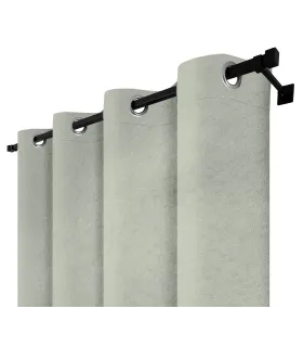 Záves na riasiacej páske 140cmx250 cm farba Olivovo Sivá