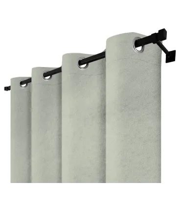 Záves na riasiacej páske 140cmx250 cm farba Olivovo Sivá