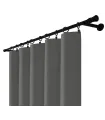 Verdunkelungsvorhang mit Falzgurtschienen - Blackout Royal Steel, dunkelgrau