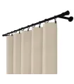 Verdunkelungsvorhang mit Falzgurtschienen - Blackout Royal Nude, beige