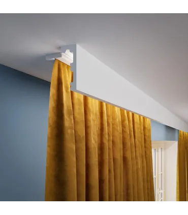 Garnižová stropná lišta MARDOM QL026 - vhodná pre LED podsvietenie