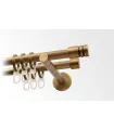 patiniertes Messing Ø16 mm - zwei Fräser