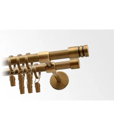 Mosiądz patynowany Ø16 mm -dwa frezy