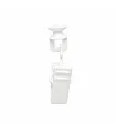 Klammerpistole Metall rotierend weiß 10er-Pack