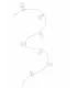 Gleiter mit Schnur 6 cm (1 lfm)