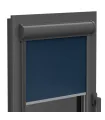 Thermo-Rollo (wärmedämmend) in Aluminiumkassette in Anthrazit, Elite plus Serie Dunkelblau