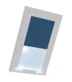 Thermo-Rollo für Dachfenster FAKRO in Aluminiumkassette Dunkelblau