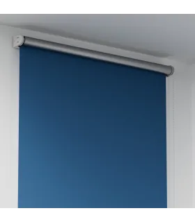 Freihängendes Thermo-Rollo BLACKOUT (wärmedämmend) für Wand, Decke, Dunkelblau