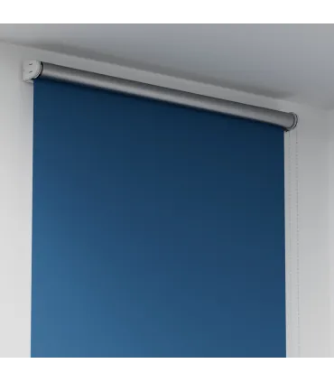 Freihängendes Thermo-Rollo BLACKOUT (wärmedämmend) für Wand, Decke, Dunkelblau