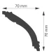 Dekorative Deckenleiste CD70A 200x7x7 cm DSM
