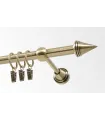 Metall-Gardinenstange antik Ø 16 mm - Stizok inner