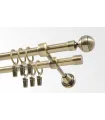 Metall-Gardinenstange antik Ø 16 mm - Paola