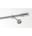 Metall-Gardinenstange Effekt-Edelstahl Ø 16 mm - Cylinder