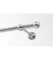 Metall-Gardinenstange Effekt-Edelstahl Ø 16 mm - Gula Bologna