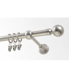 Satin nickel Ø 16 mm - Paola