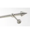 Metall-Gardinenstange Satin-Nickel Ø 16 mm - Stizok inner