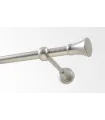 Metall-Gardinenstange Satin-Nickel Ø 16 mm - Koloseo glatt