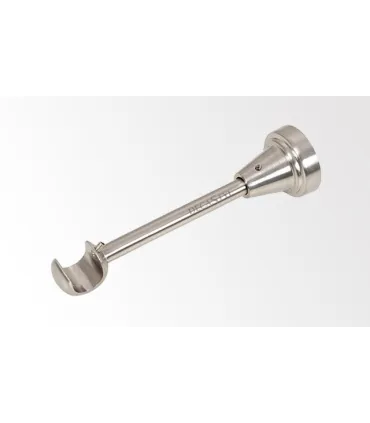 Držiak jednoduchý Efekt nerezová oceľ  Ø16 mm