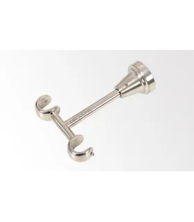 Držiak dvojitý stropný Efekt nerezová oceľ  Ø16 mm