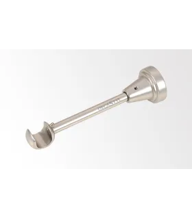 Držiak jednoduchý satin nickel Ø16 mm