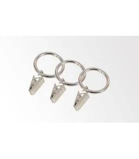 Krúžok so štipcom kus Efekt nerezová oceľ  Ø16 mm