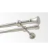Satin nickel Ø 16 mm - Koloseo hladke