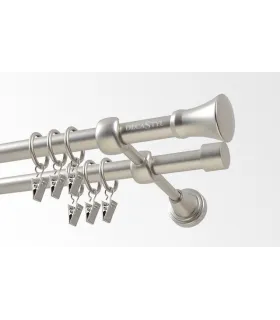 Satin nickel Ø 16 mm - Koloseo hladke