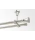 Satin nickel Ø 16 mm - Koloseo hladke