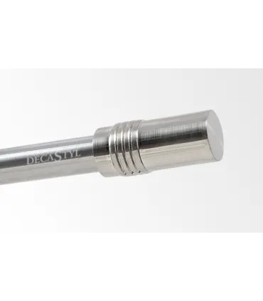 Zakończenie Cylinder Efekt stali nierdzewnej  Ø16 mm sztKoncovka Cylinder Efekt nerezová oceľ  Ø16 mm kus