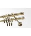 Metall-Gardinenstange antik Ø 16 mm - Pullo