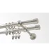 Satin nickel Ø 16 mm - Pullo