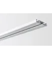 einfache Vorhangschiene aus Aluminium, weiß, 200 cm