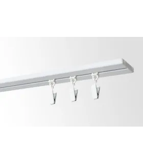 Kolajnica stropná jednoduchá  biela