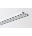 zweiläufige Vorhangschiene aus Aluminium, weiß, 300cm