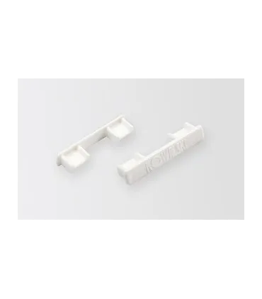 Koncovka k bielej koľajnici par