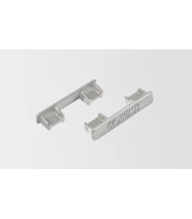 Koncovka k strebornej koľajnici 2ks